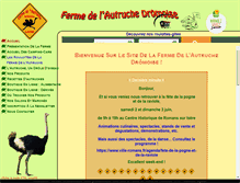 Tablet Screenshot of ferme-autruche.com